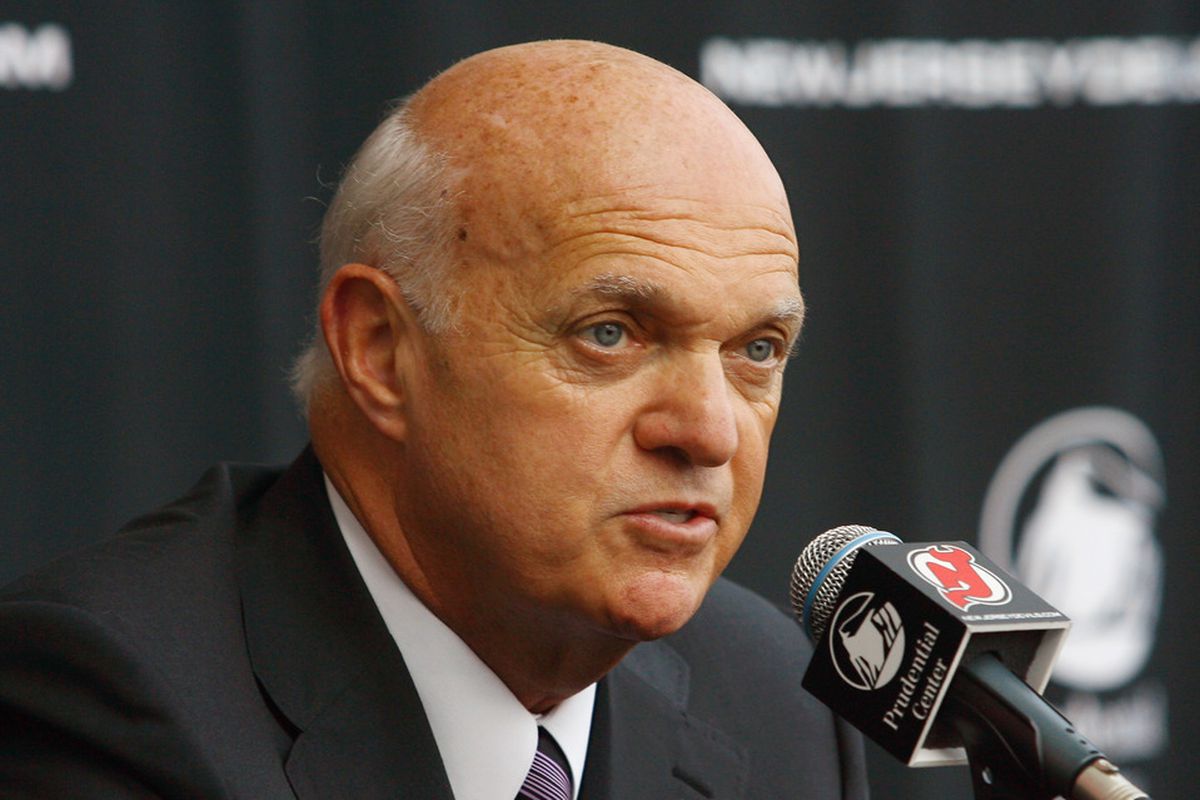 Does President/CEO/General Manager Lou Lamoriello of the New Jersey Devils have any tricks up his sleeve as the trade deadline approaches? How about Glen Sather of the Rangers or Garth Snow of the Islanders? (Photo by Andy Marlin/Getty Images)