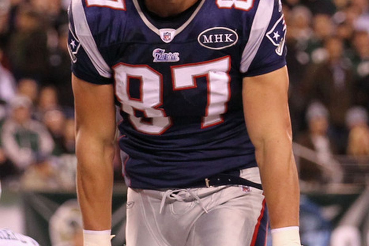 Rob Gronkowski is soon to be exposed (Photo by Nick Laham/Getty Images)