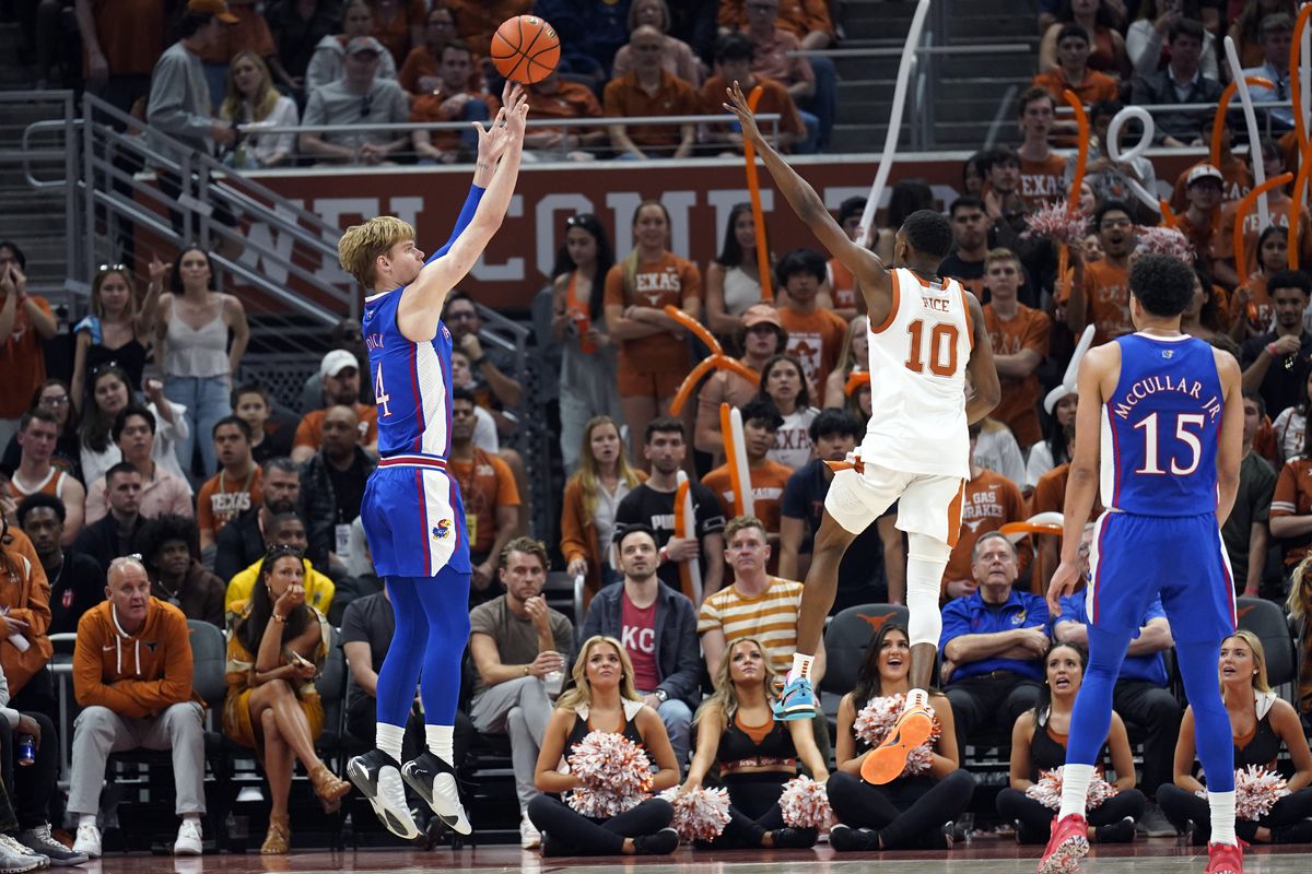 NCAA Basketball: Kansas at Texas
