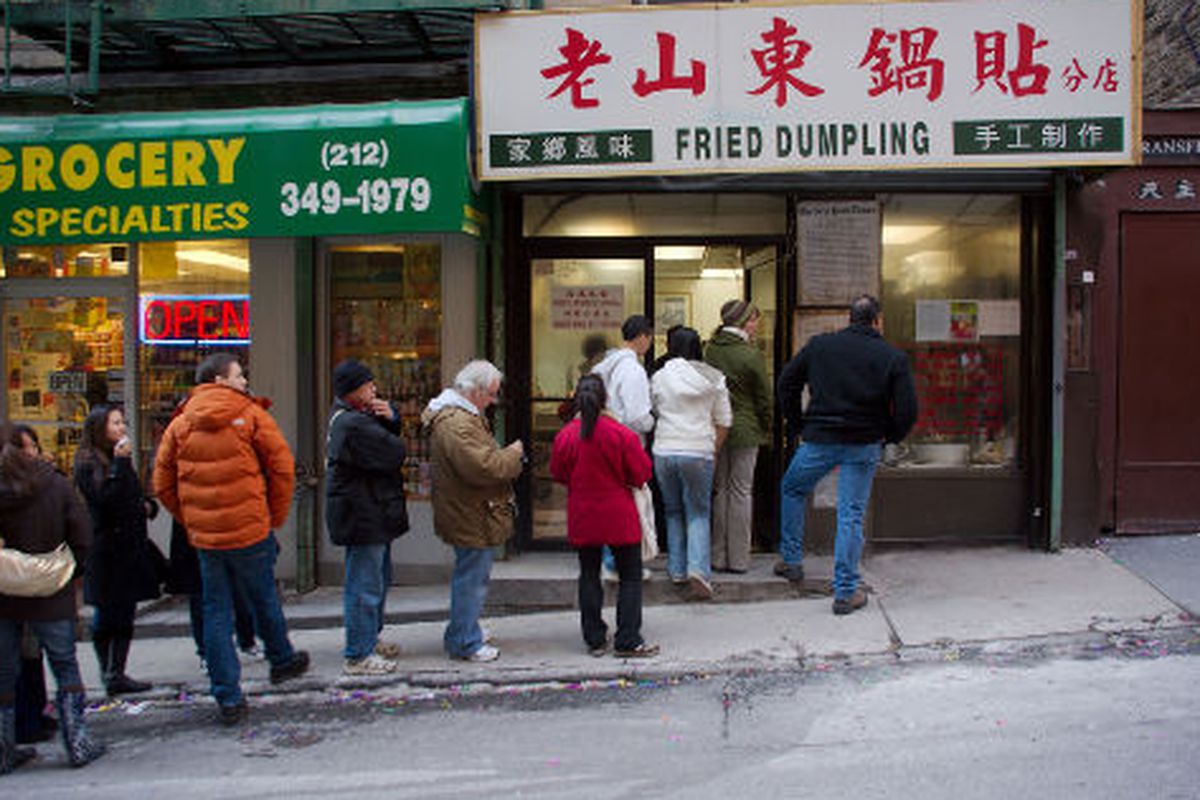 NYC: Fried Dumplings on Mosco St. 