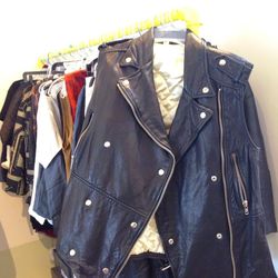 This entire rack is stacked with Isabel Marant apparel. That leather vest is going for $374 (regular $1245). There are $47 Isabel Marant Etoile tanks on deck, too.