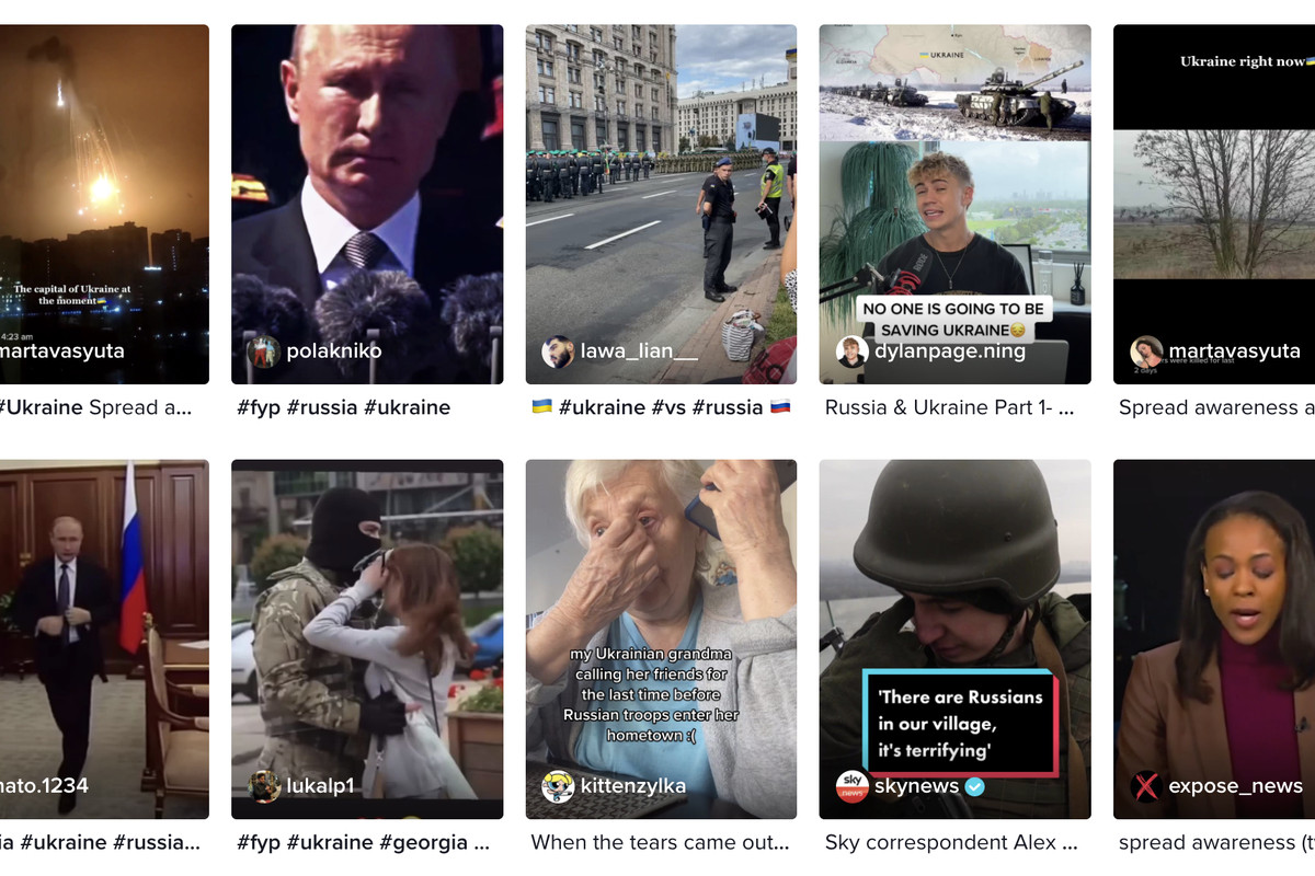 TikTok and Instagram aren't prepared to cover the Russian invasion of  Ukraine - Vox