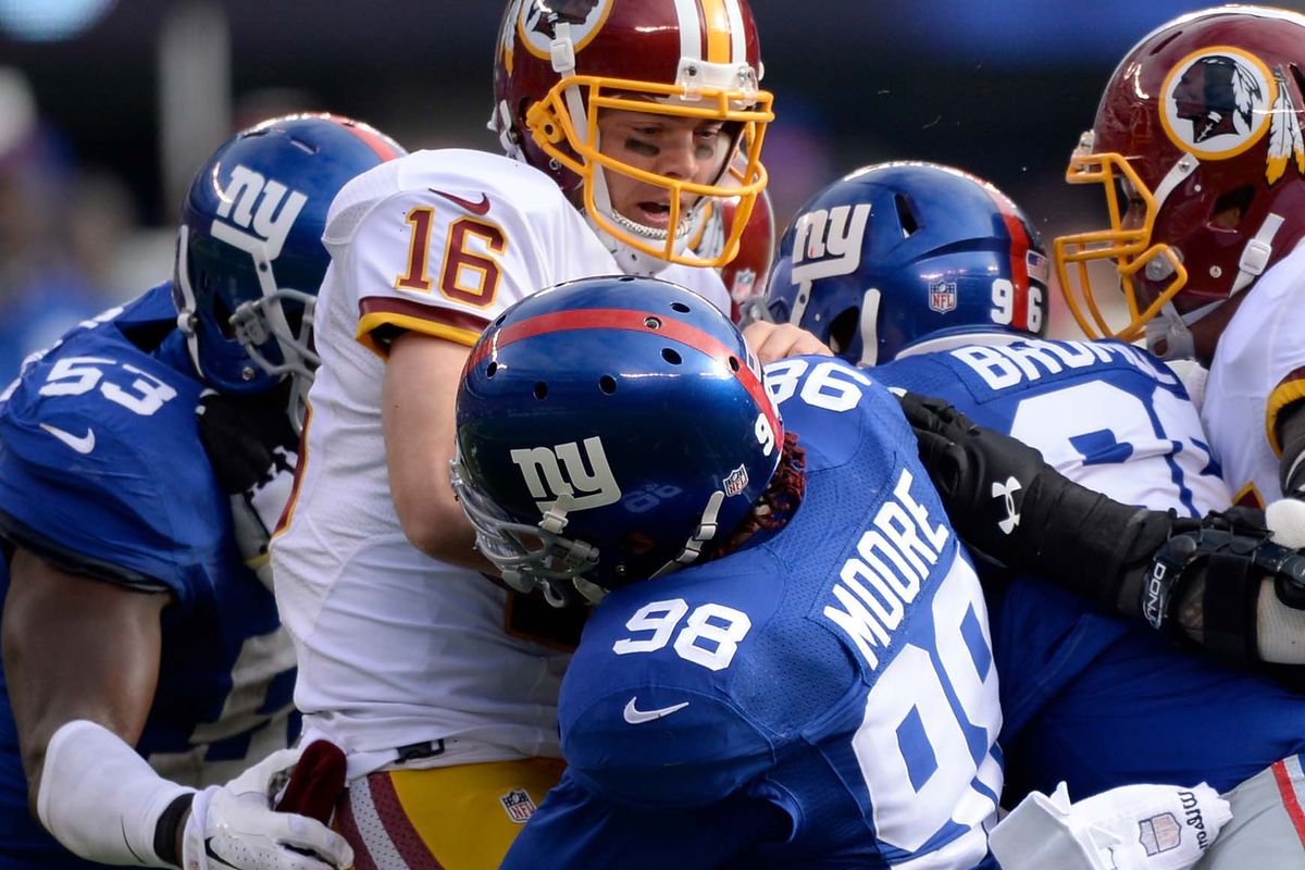 Damontre Moore and other Giants defenders will have to do more if Jason Pierre-Paul is out of the lineup.