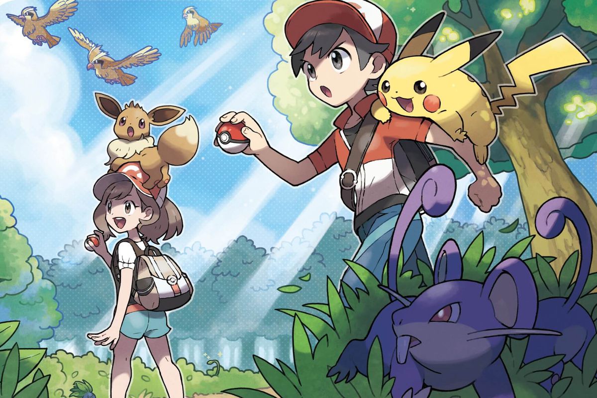 Artwork from Pokémon: Let’s Go! 