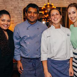 Floyd Cardoz and the North End Grill team