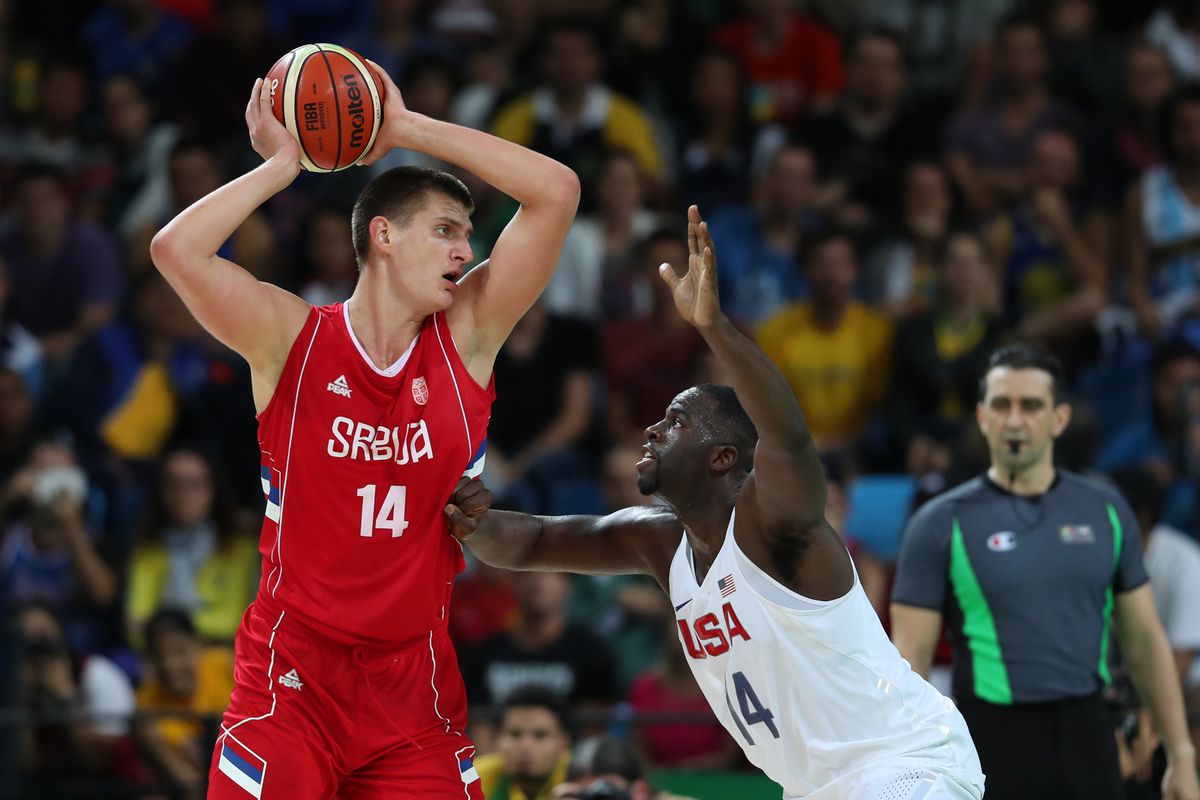 Olympics: Basketball-Men's Team-Preliminary Round USA vs SRB