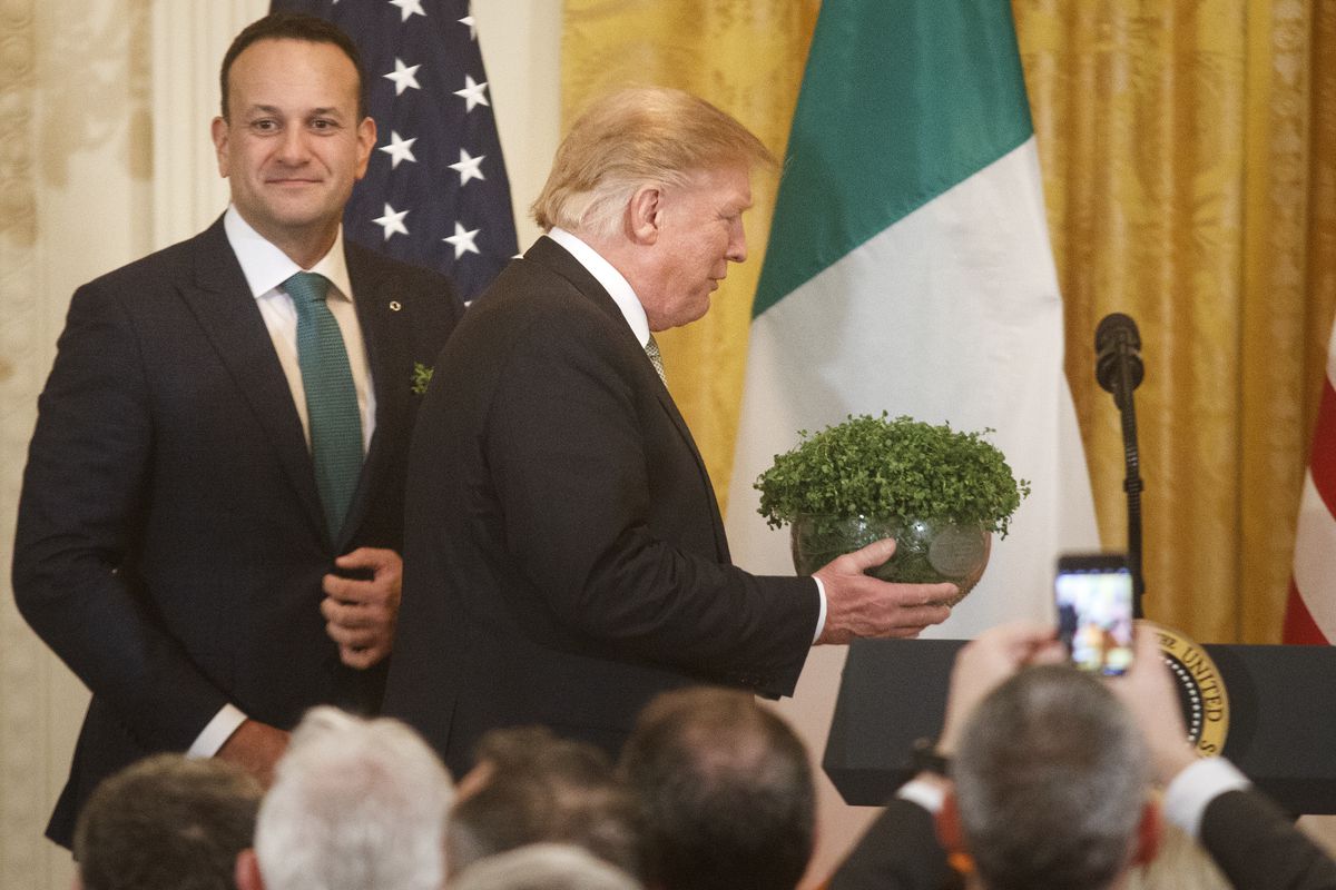 President Donald Trump Meets With Taoiseach Leo Varadkar of Ireland At The White House
