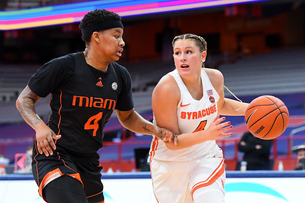 NCAA Womens Basketball: Miami-Florida at Syracuse
