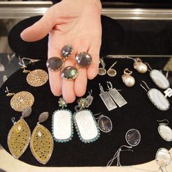 Some of Barbara's favorite gemstone pieces.