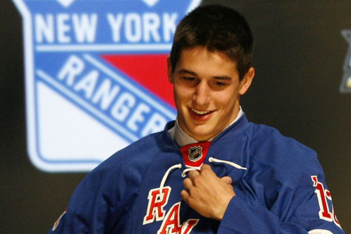 As usual, we currently have no pictures of Tolchinsky, so here's Brady Skjei
