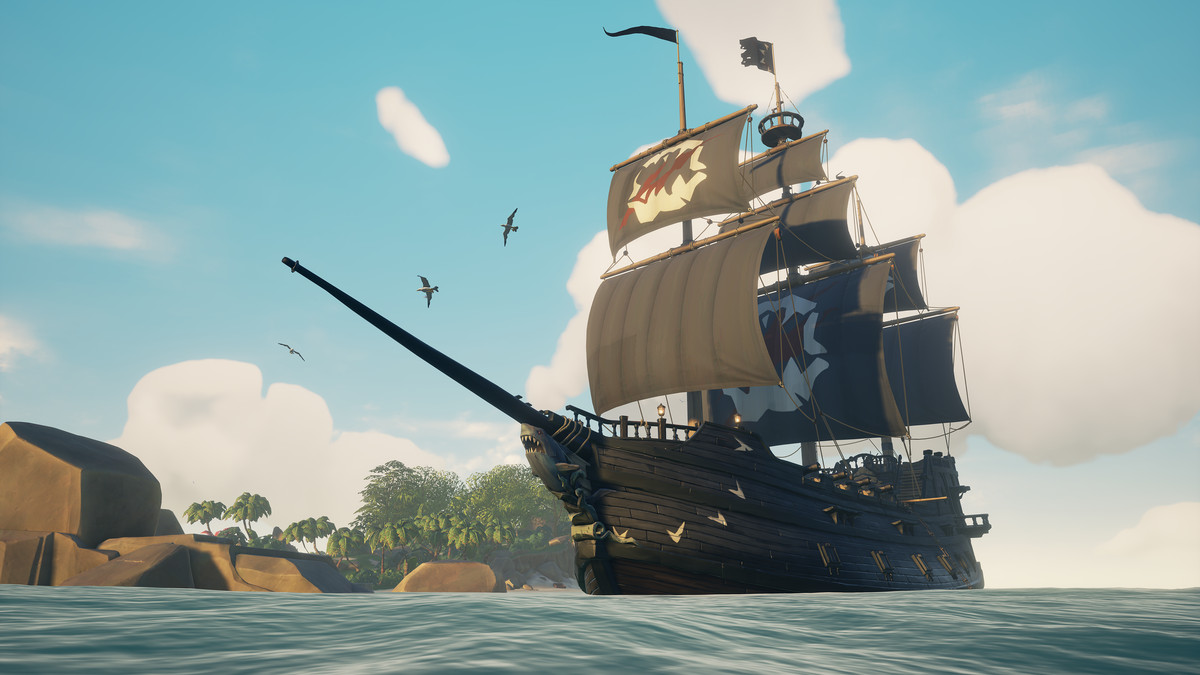 A limited time set of ship cosmetics in Sea of Thieves