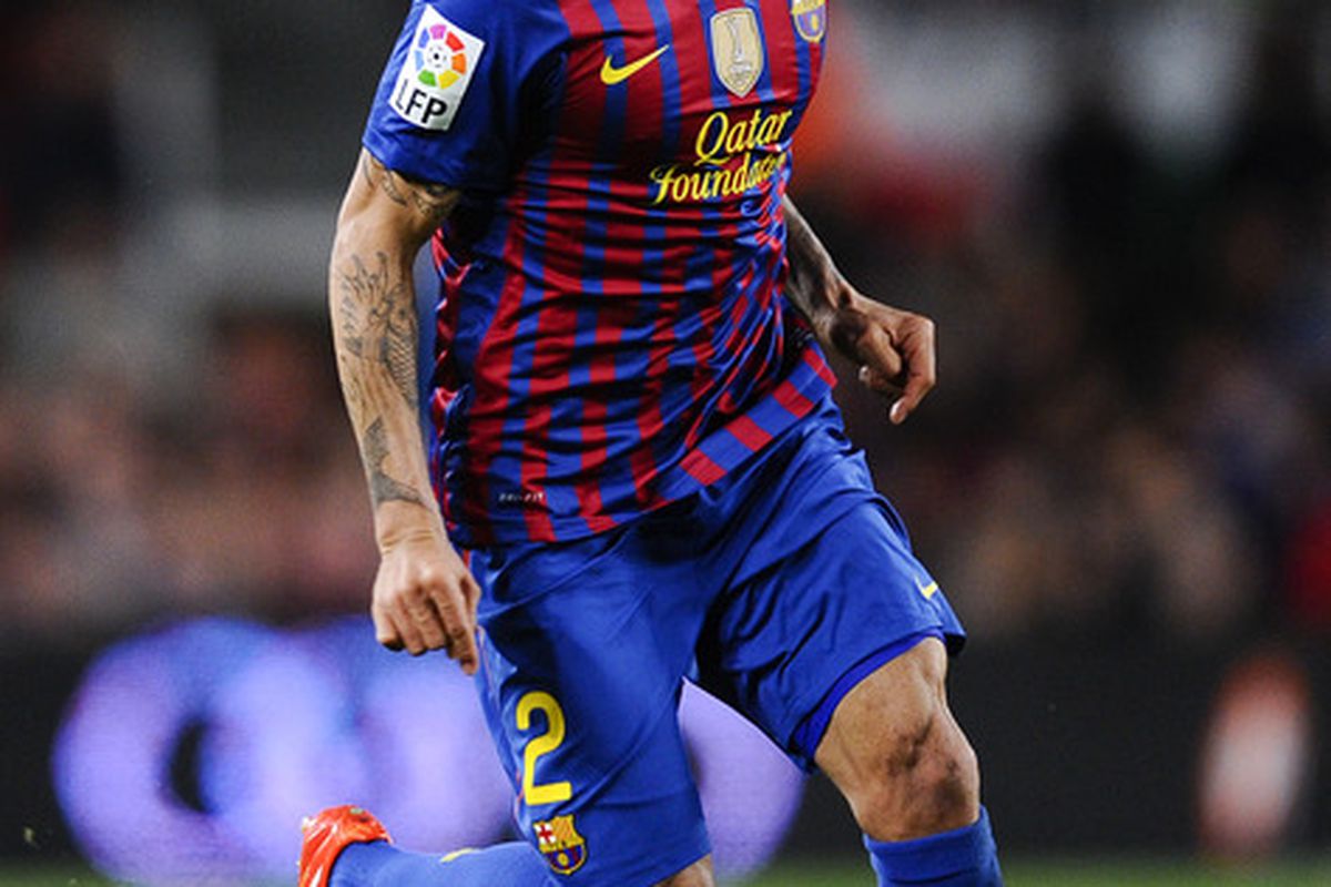 Alves has been ruled out of the Copa del Rey Final.
