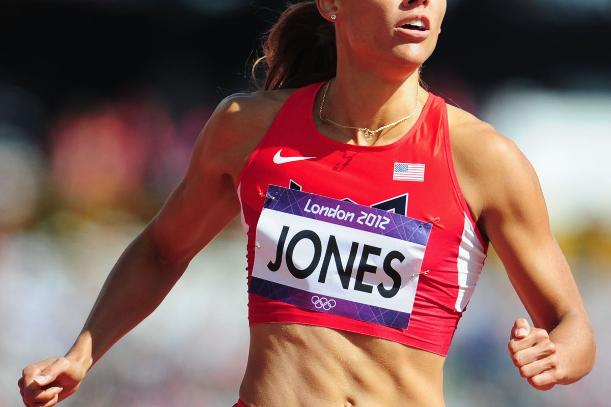 LONDON, ENGLAND - AUGUST 06:  Lolo Jones of the United States competes in the Women's 100m Hurdles heat on Day 10 of the London 2012 Olympic Games at the Olympic Stadium on August 6, 2012 in London, England.  (Photo by Stu Forster/Getty Images)