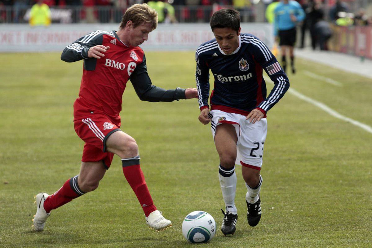 TORONTO, CANADA - APRIL 2: Can Chivas USA beat Toronto FC this time around? (Photo by Abelimages/Getty Images)