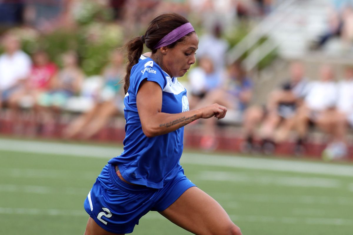 Breakers forward Syndey Leroux will look to carry the Breakers over a consistent Kansas City side
