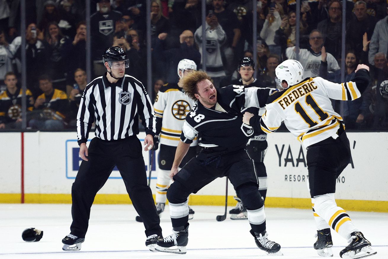 LA Kings vs Boston Bruins Game Recap: Gone In 61 Seconds