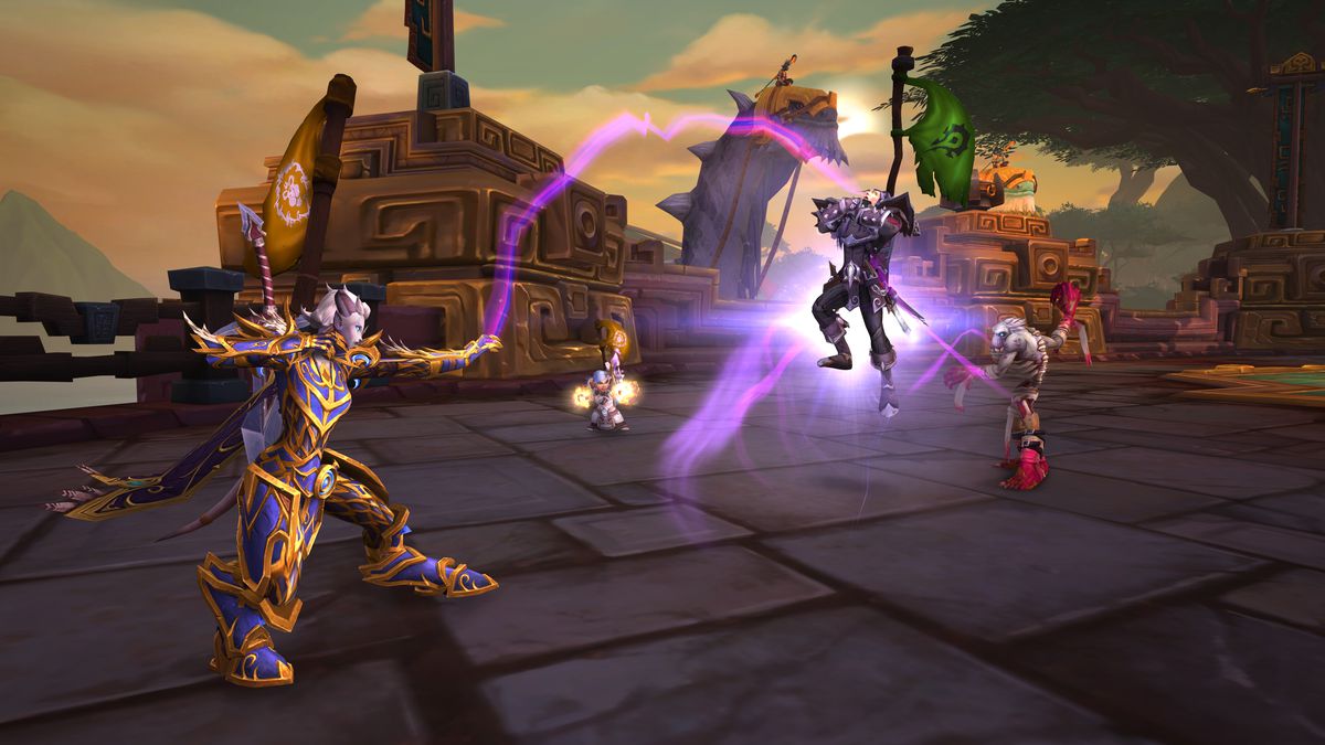 World of Warcraft - a PVP battle between players
