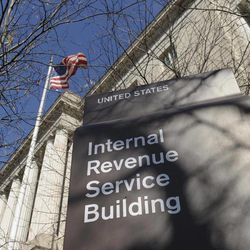 This March 22, 2013 file photo shows the exterior of the Internal Revenue Service building in Washington.