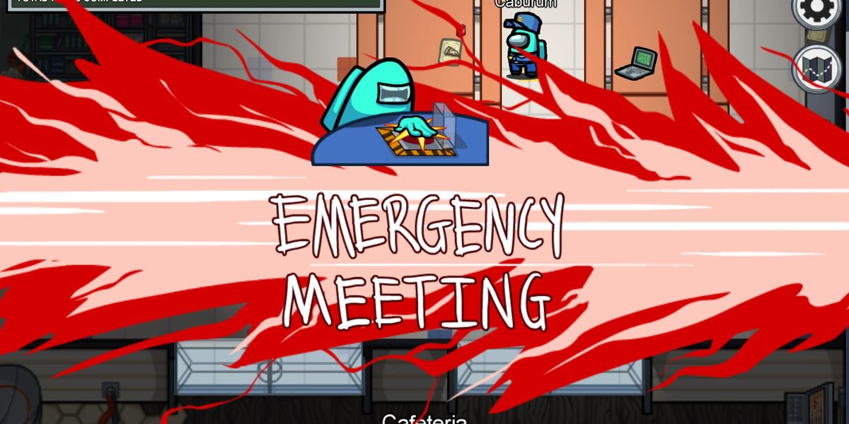 Among Us Emergency Meeting Google Meet Background