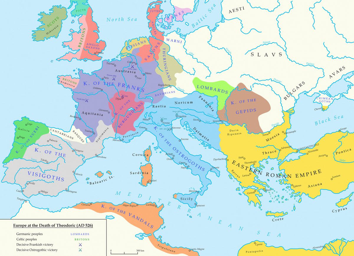 Europe in 526