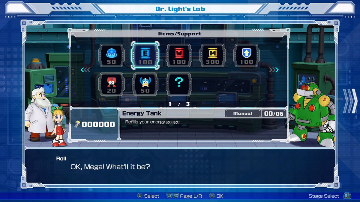 Mega Man 11 shop