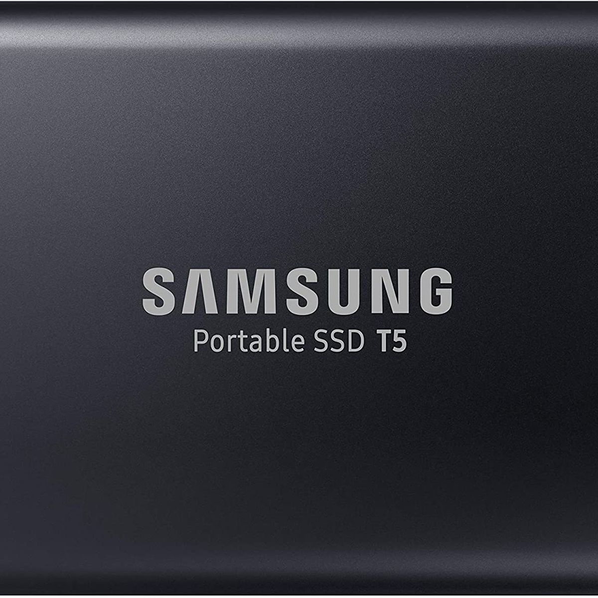 A product shot of the Samsung T5 portable SSD 