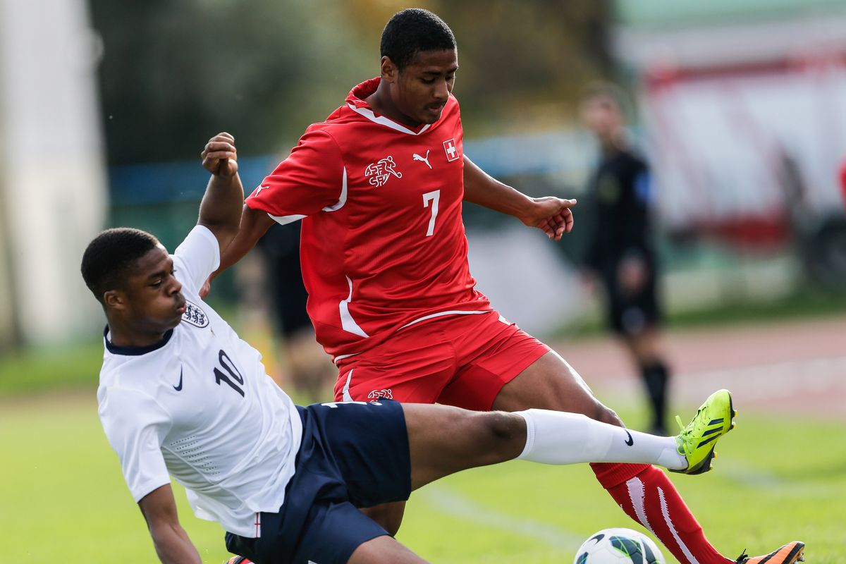 Saidy Janko (right) put in a man-of-the-match performance on his professional debut