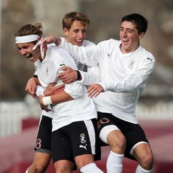 Hunter faces Viewmont in high school soccer played in Bountiful, Wednesday, March 23, 2016.