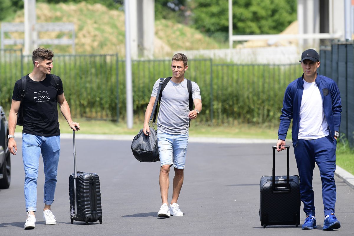 Arrival of the Belgian National Football team 4/06/2019