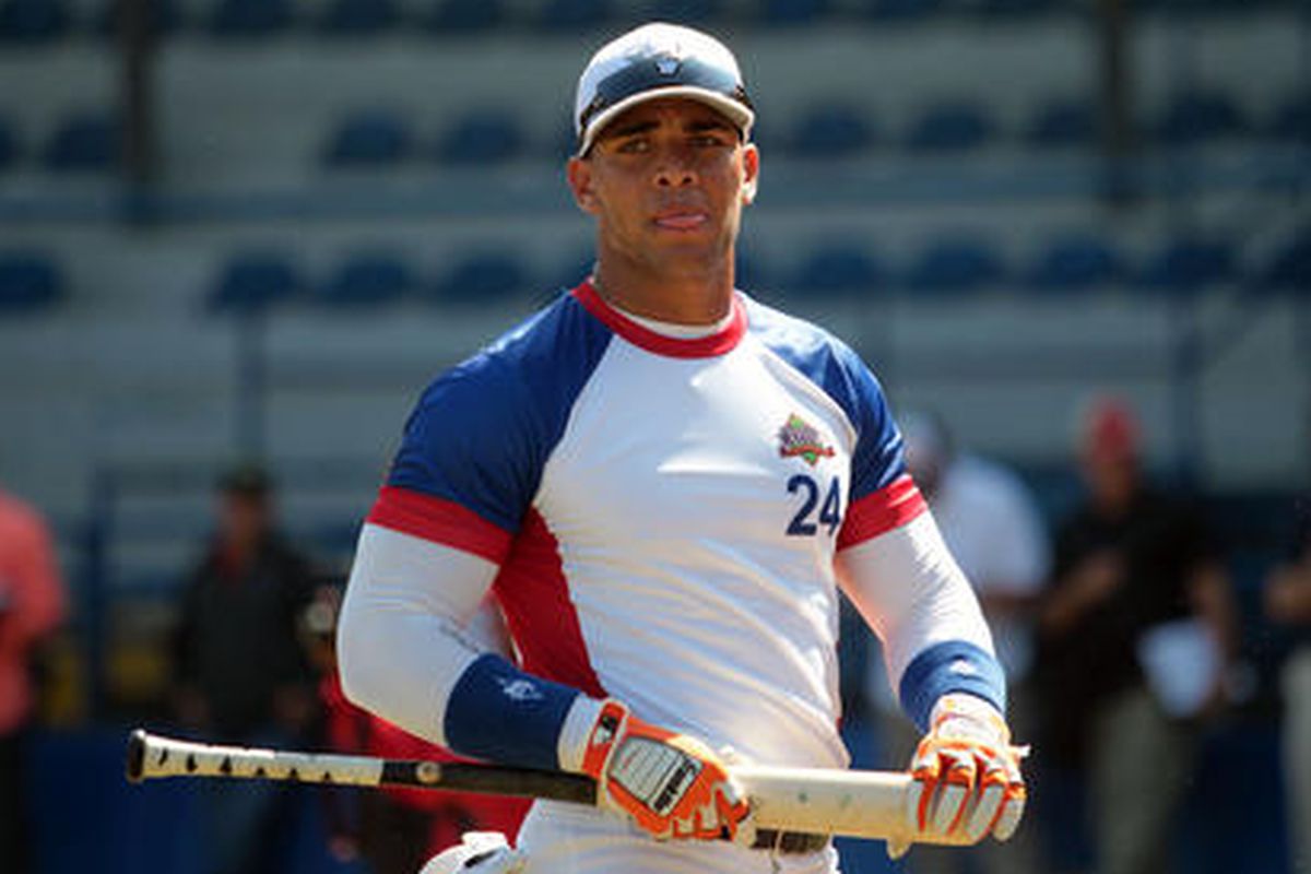 Cuban infielder Yoan Moncada.