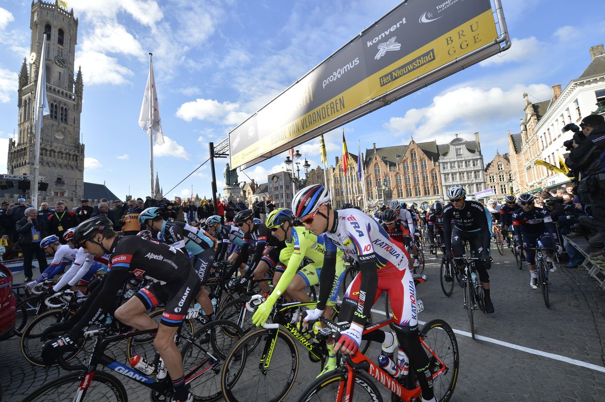 Ronde van Vlaanderen Bruges Depart