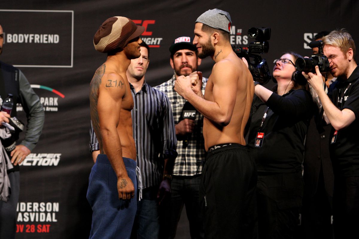 Benson Henderson and Jorge Masvidal will square off in the UFC Fight Night 79 main event.