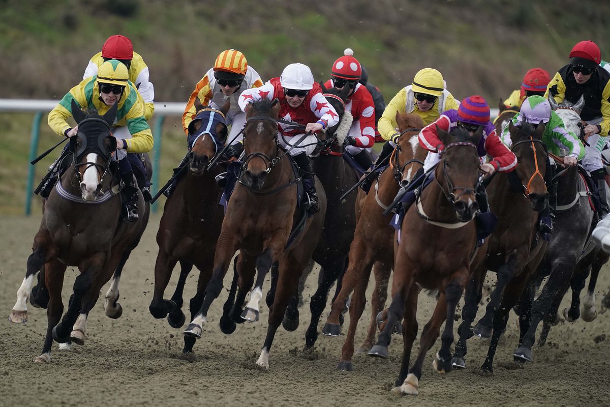 A horse race in England.