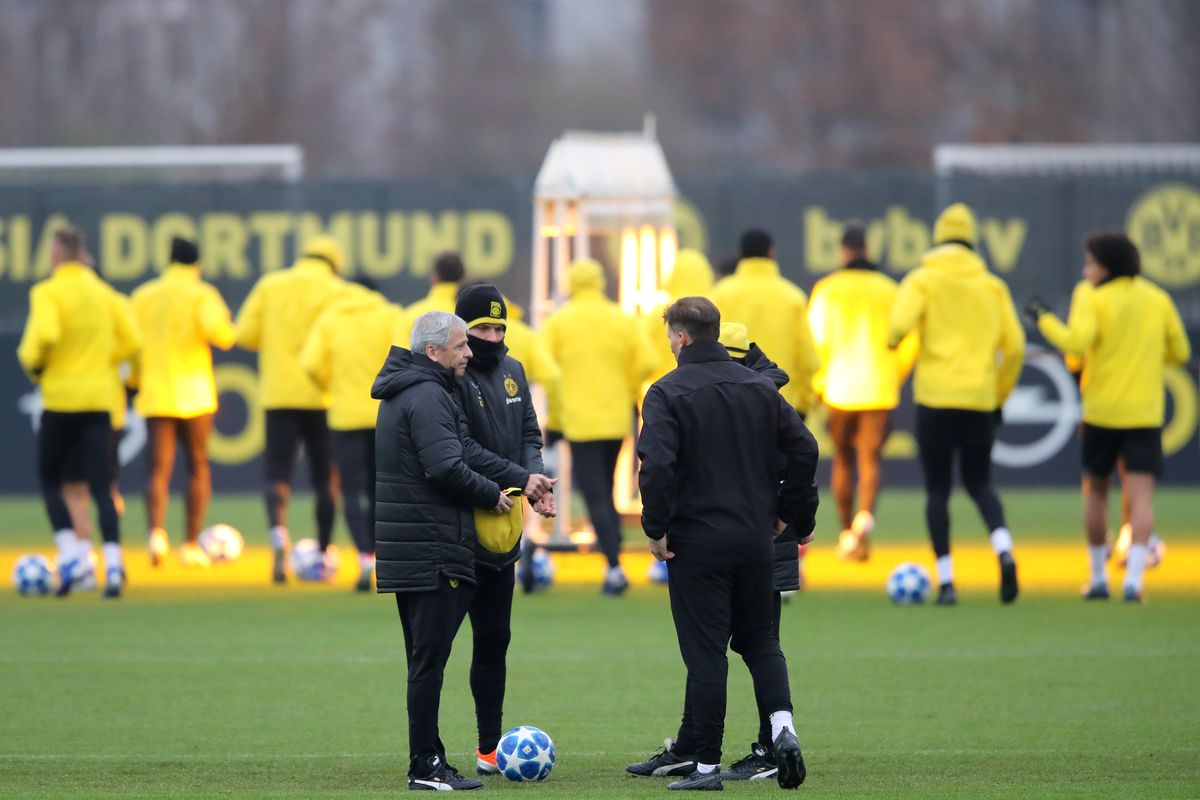 Borussia Dortmund Training and Press Conference