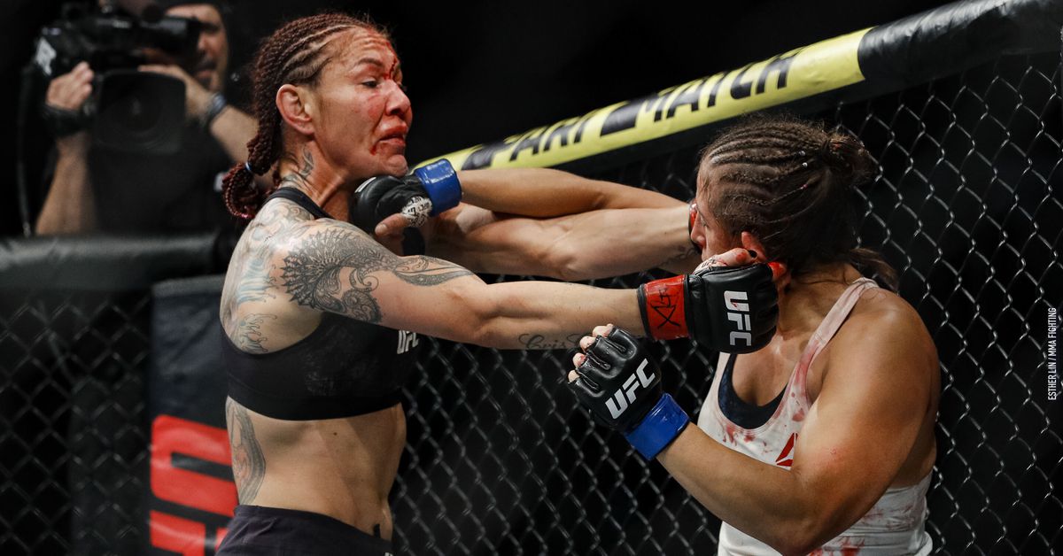 Cris Cyborg bounced back from her first loss in more than a decade by takin...