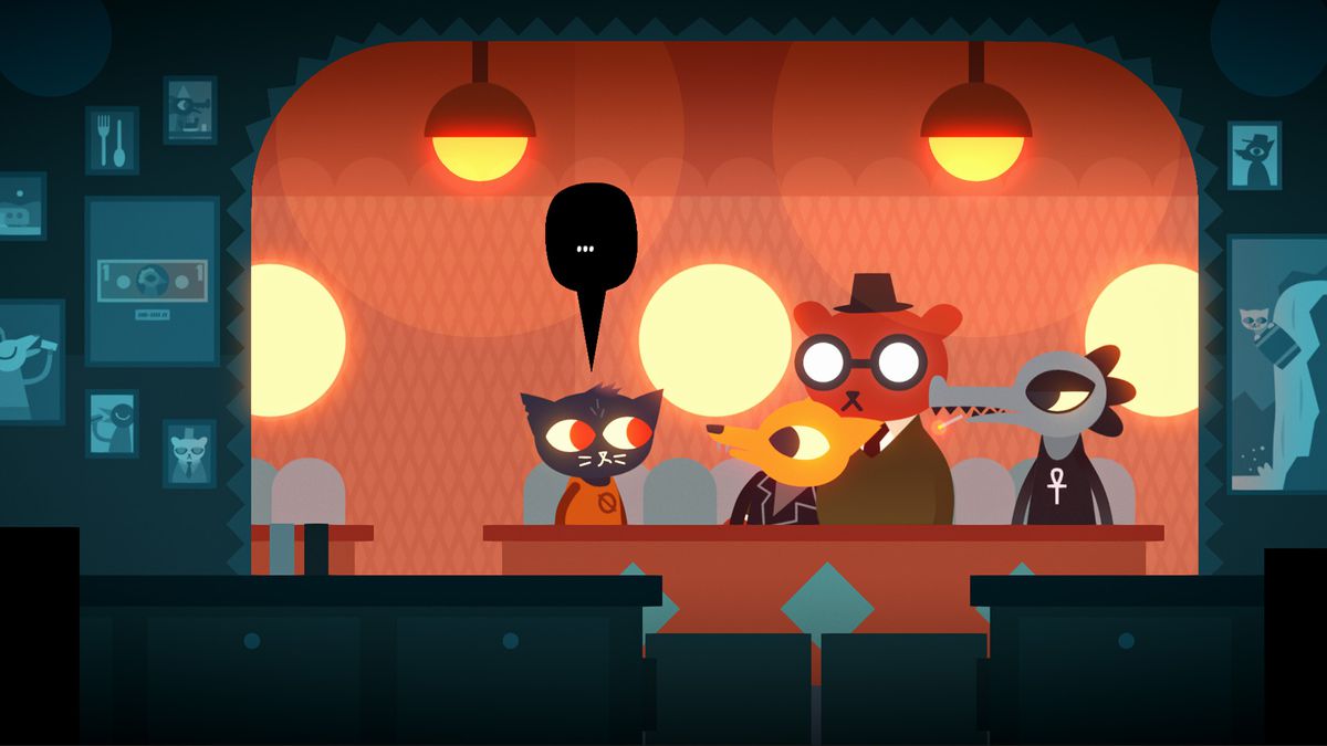 Night in the Woods - Mae talking with her friends