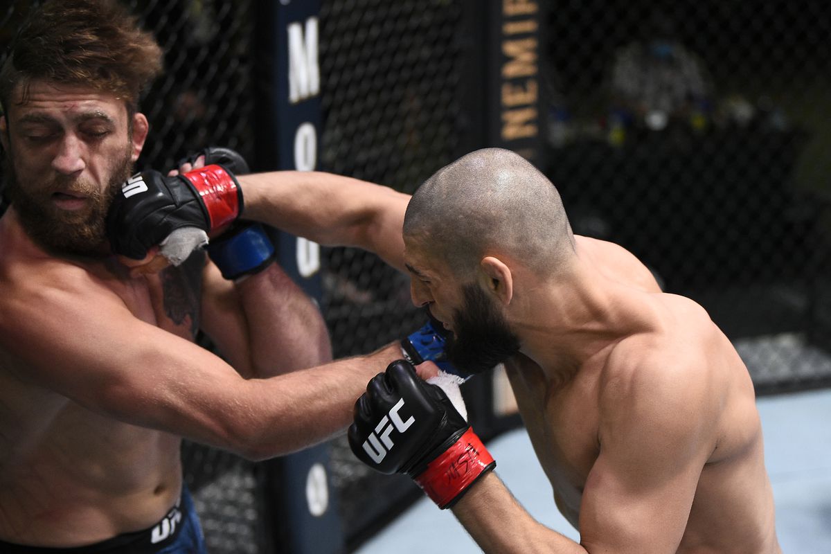 UFC Vegas 11 video: Khamzat Chimaev lands one-punch knockout in just 17  seconds to finish Gerald Meerschaert - MMA Fighting
