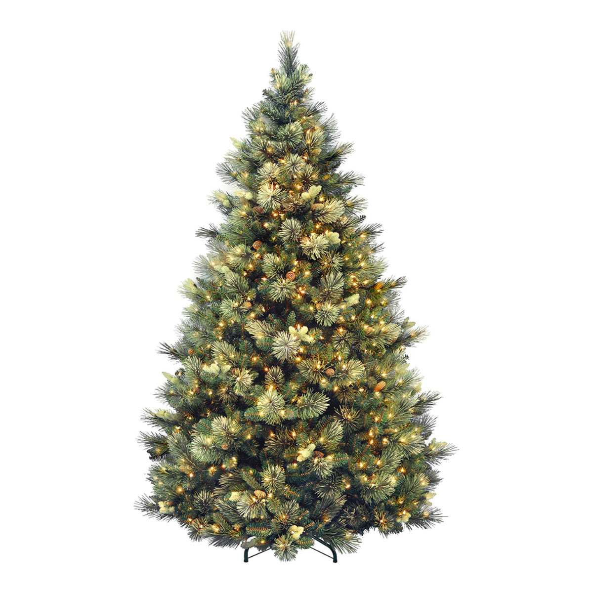 Pre-lit green National Tree Company artificial Christmas tree with clear lights