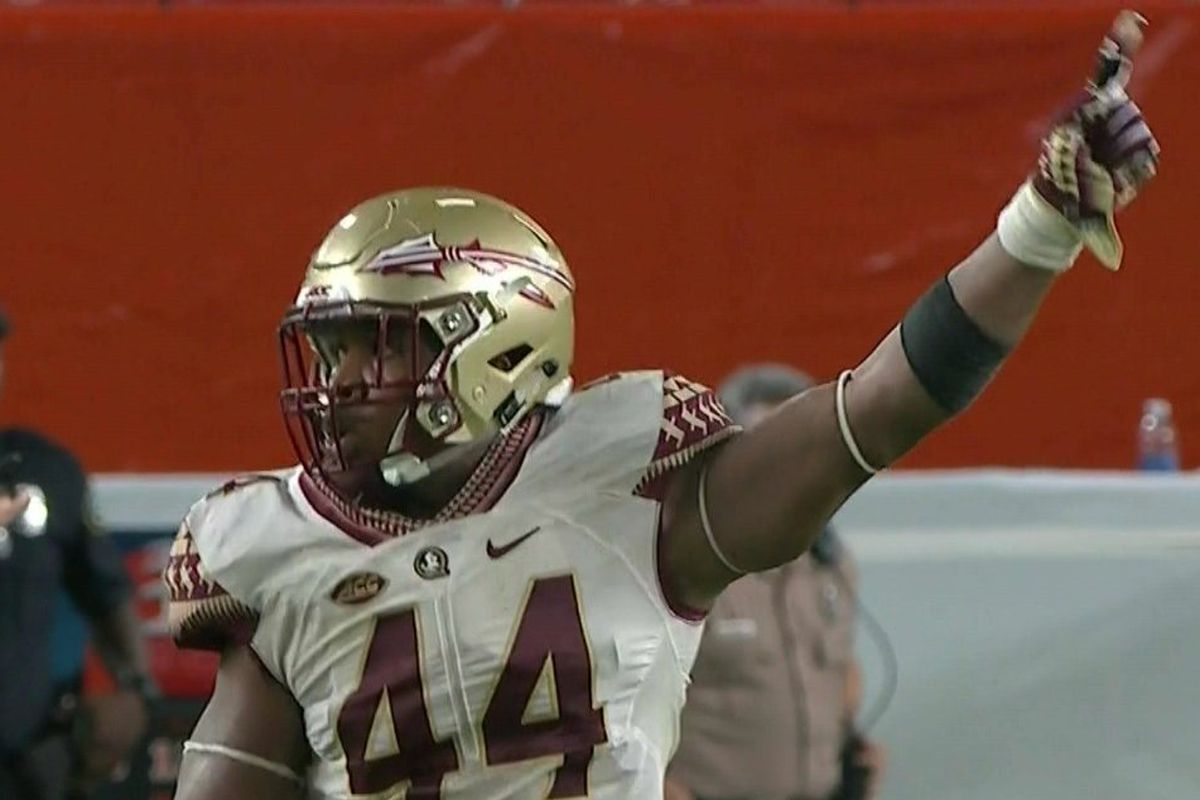 DeMarcus Walker, after he blocked Miami's game-tying extra point.