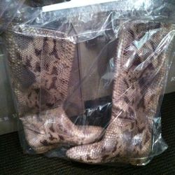 These python boots are $350