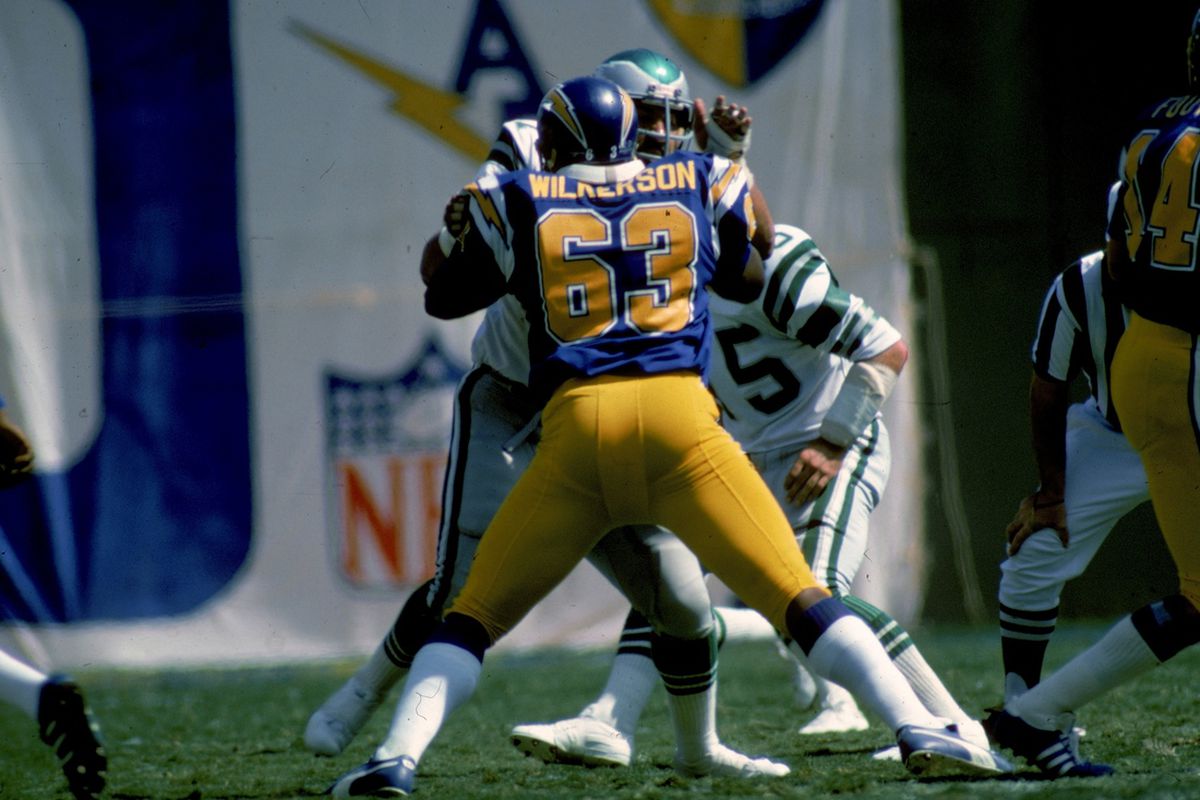 San Diego Chargers guard Doug Wilkerson
