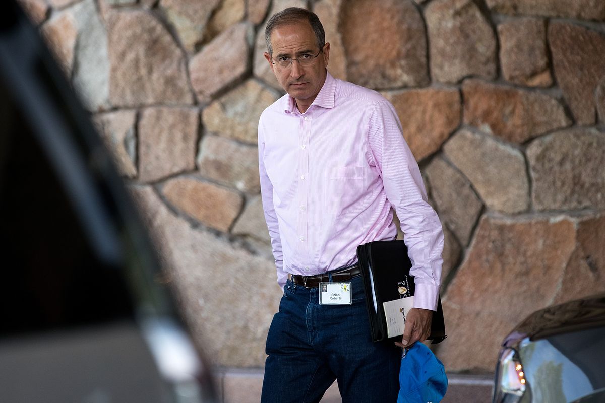Comcast CEO Brian Roberts at the Sun Valley conference in 2016