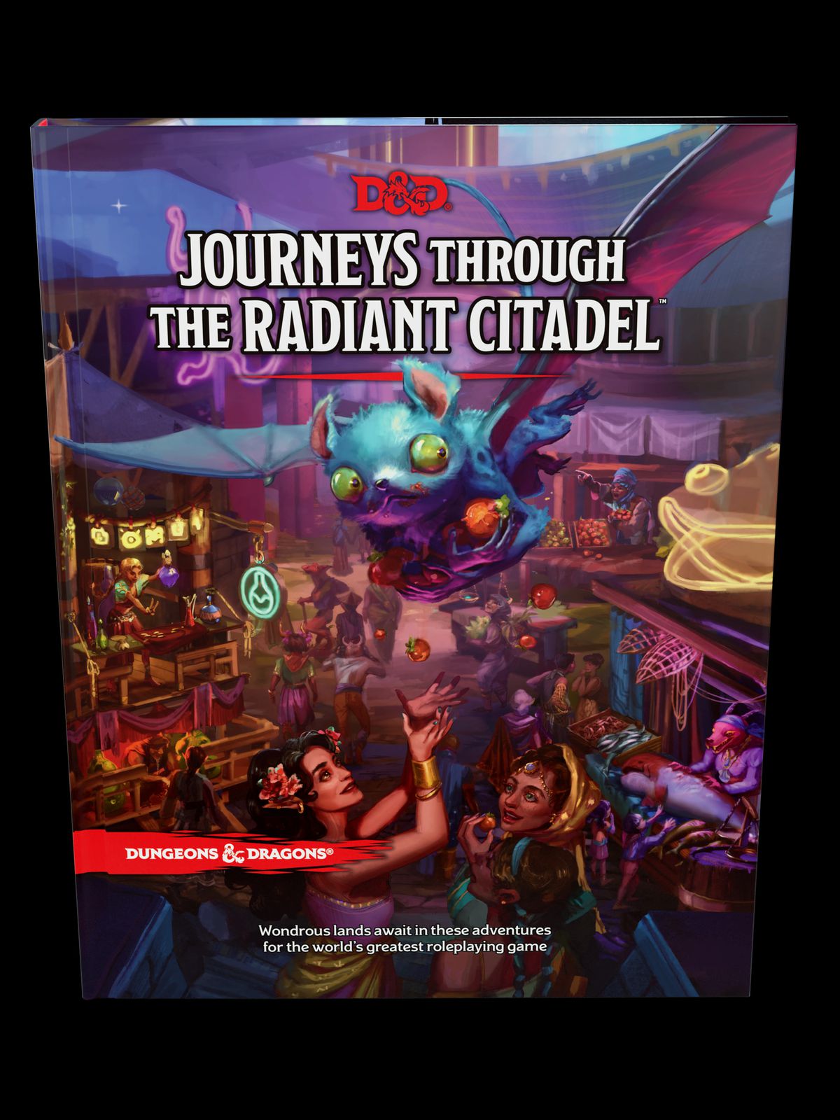 A mock-up of the standard cover of Journeys Through the Radiant Citadel