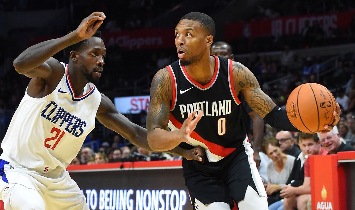 NBA: Preseason-Portland Trail Blazers at Los Angeles Clippers