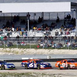 Racers compete on Saturday, April 30, 2011 at Miller Motorsports Park in the NASCAR K&N Pro Series West race.