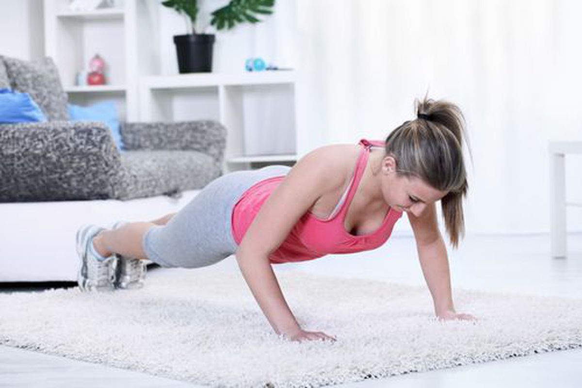 No, your shaggy throw rug doesn't count as "fitness equipment." Image via <a href="http://www.shutterstock.com/gallery-434191p1.html">Lucky Business</a>/Shutterstock</span>