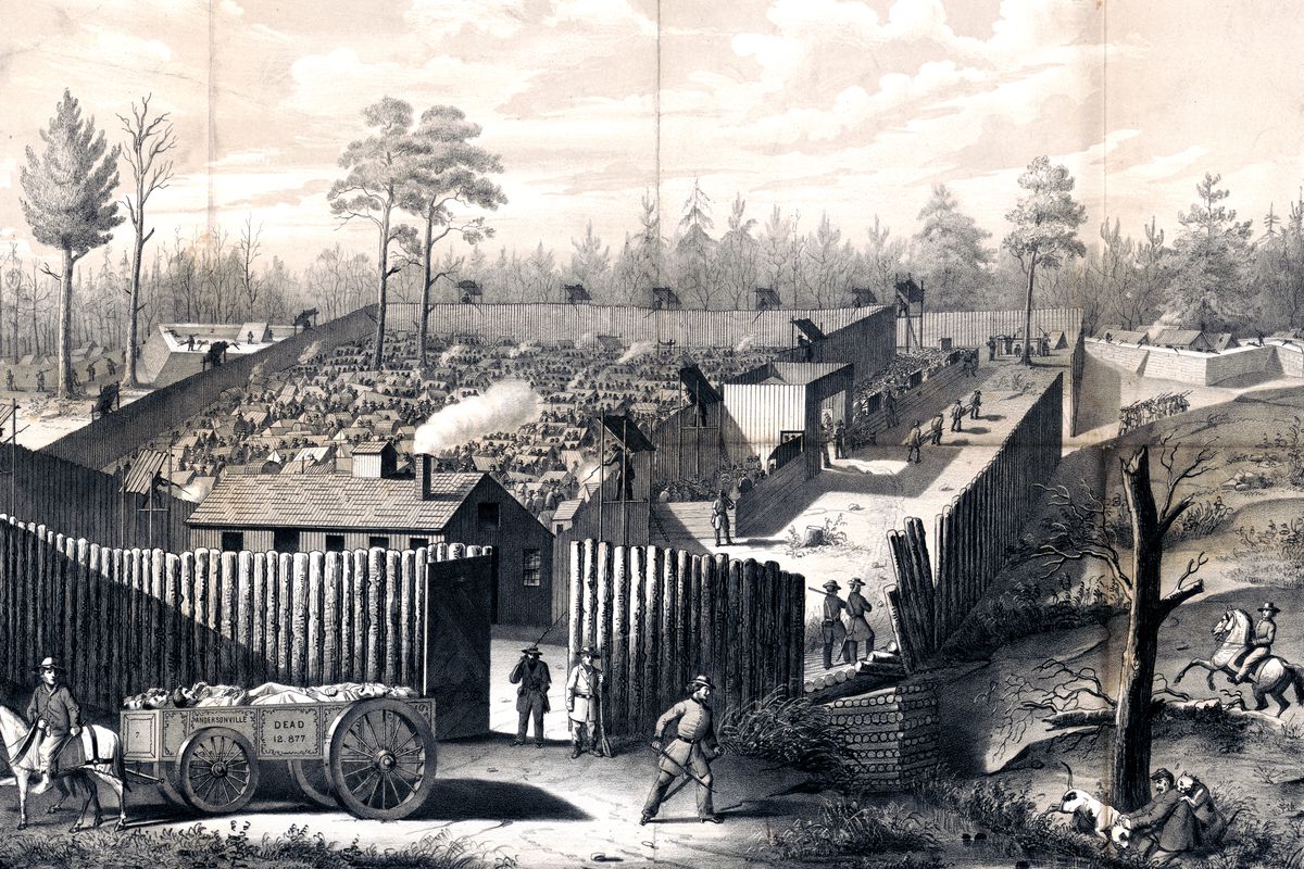 Andersonville prison. Georgia ca 1865