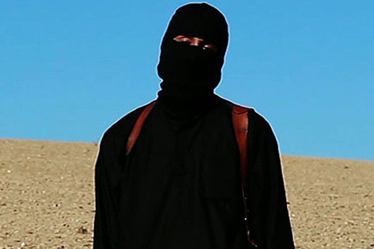 A still image from ISIS's beheading video shows the British militant known as Jihadi John, now identified as Mohammed Emwazi