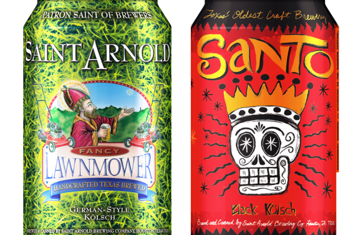 Behold, Saint Arnold's new canned beers.