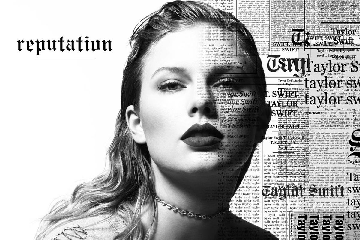 Taylor Swift’s album cover for “Reputation.”